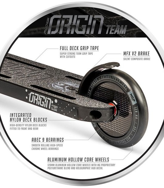 Madd Gear Origin Team Stunt Scooter - Black