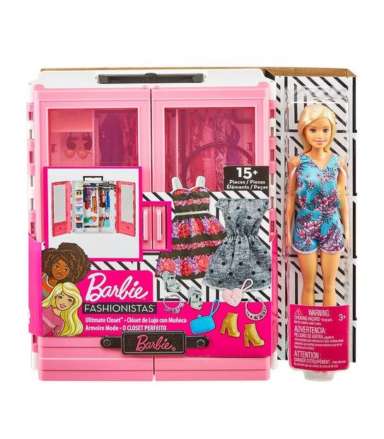 Barbie Fashionistas Ultimate Closet Doll and Accessories