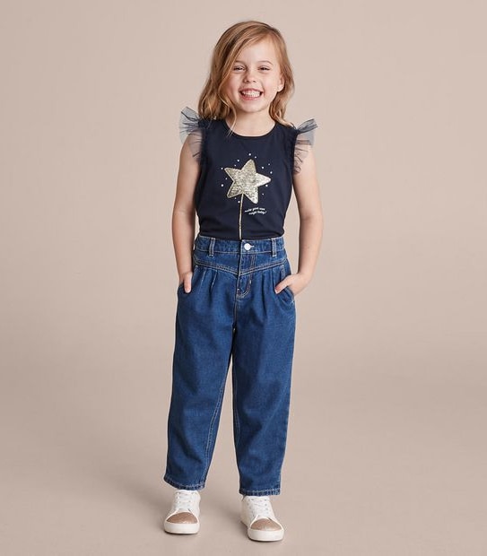 Sequin Star Tulle Tank