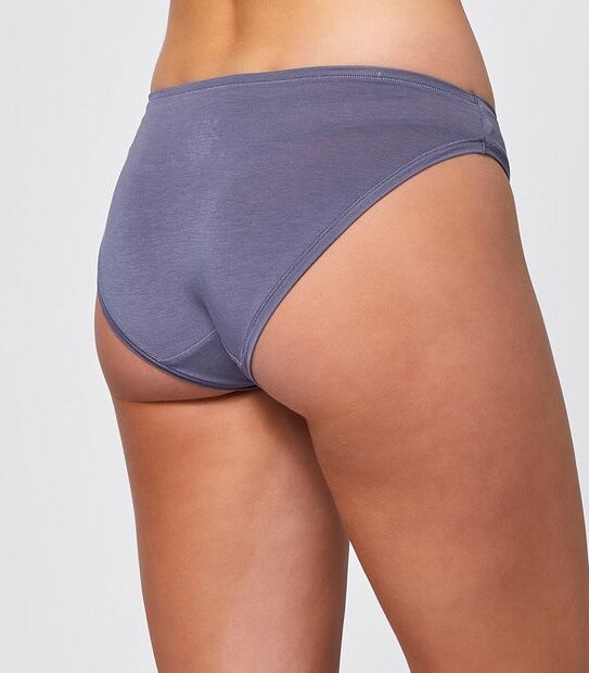 Lily Loves 3 Pack Soft Stretch Bikini Briefs - Blue Stripe