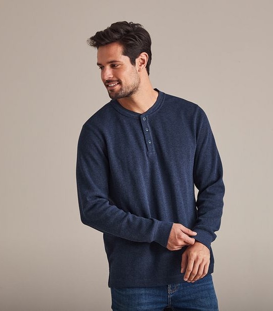 Henley Waffle T-Shirt