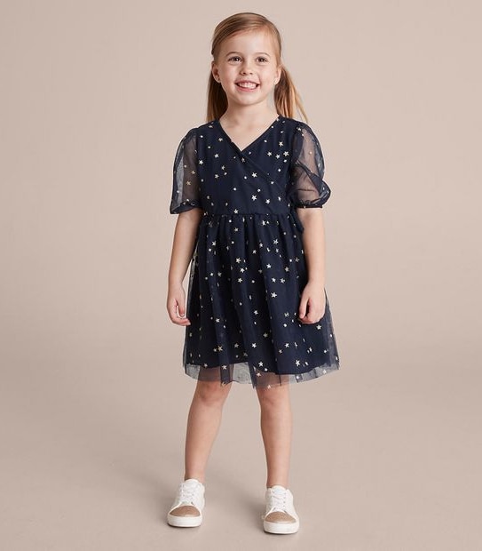 Tulle Wrap Dress