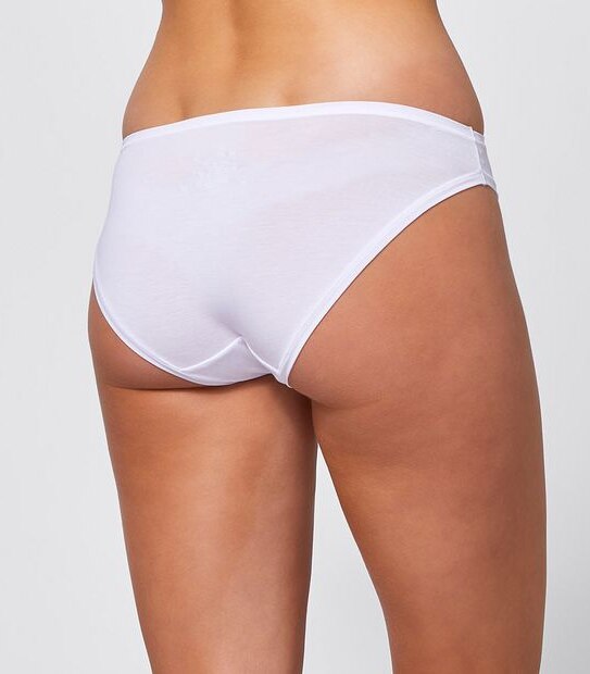 Lily Loves 3 Pack Soft Stretch Bikini Briefs - Smokey Violet Stripe