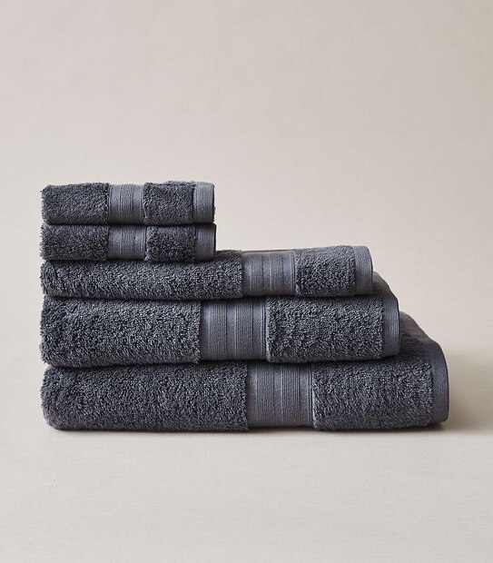 Grandeur Bath Sheet Steel Grey Target Australia