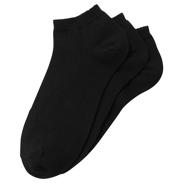 essentials 3 Pack Low Cut Socks - Black essentials 3 Pack Low Cut Socks - Black