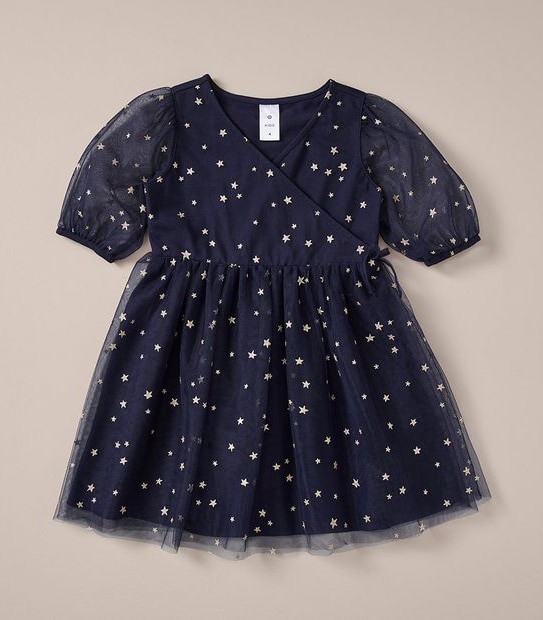 Tulle Wrap Dress