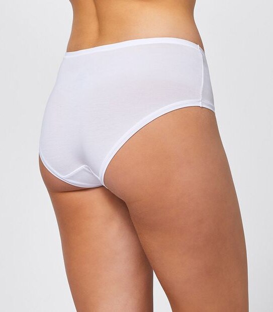 Lily Loves 3 Pack Lyocell Boyleg Briefs - Smokey Violet Stripe