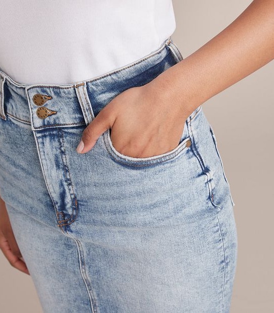 Shape Your Body Classic Denim Skirt