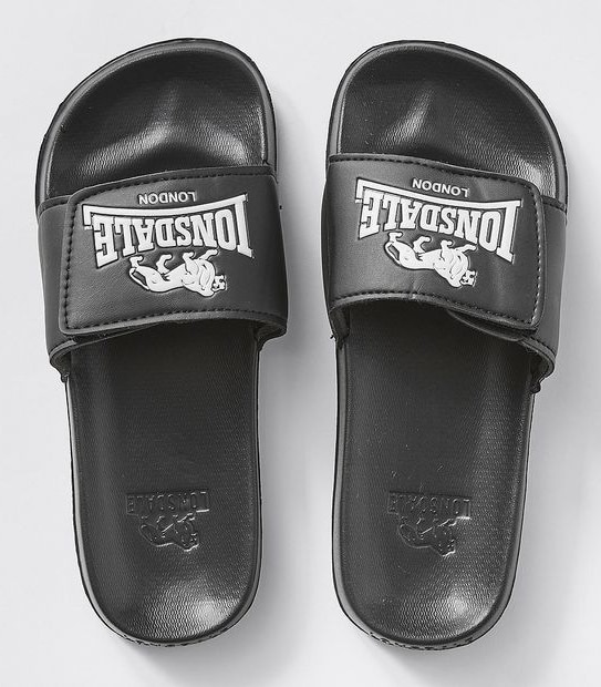 Lonsdale Lion Slide - Black