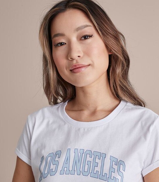 Lily Loves Printed Baby Crop T-Shirt