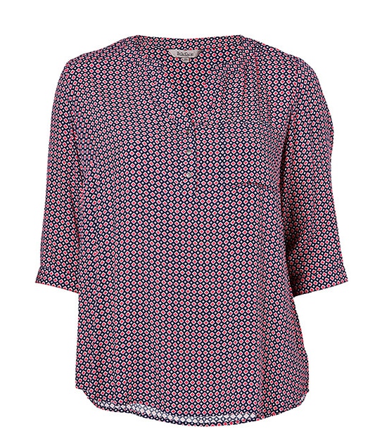 Belle Curve Print Crinkle Shirt 4 of 5