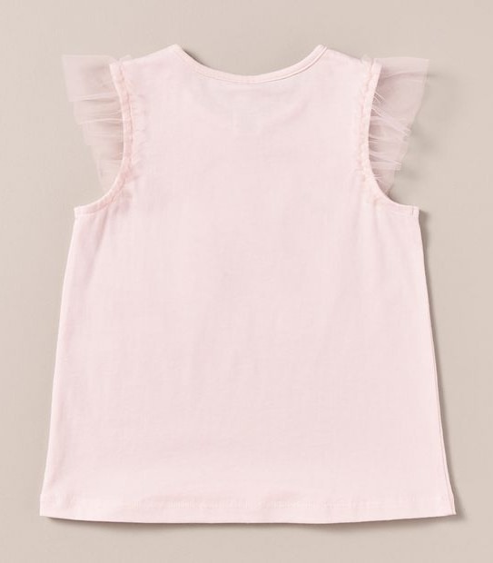 Sequin Swan Tulle Tank