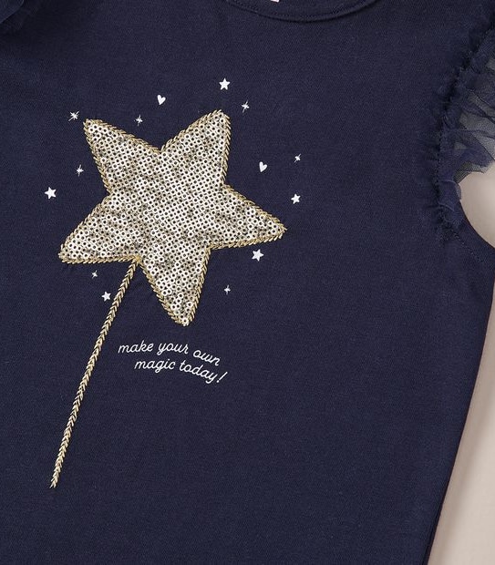 Sequin Star Tulle Tank