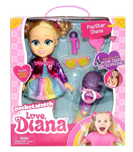 Love Diana PopStar 13" Doll