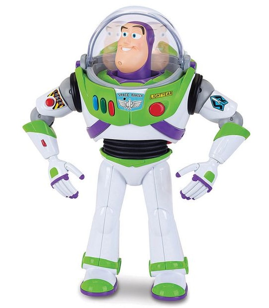 Disney Pixar Toy Story 4 Talking Buzz Lightyear With Interactive Drop-Down Action Feature Figure