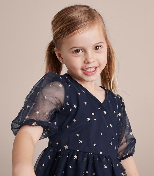 Tulle Wrap Dress