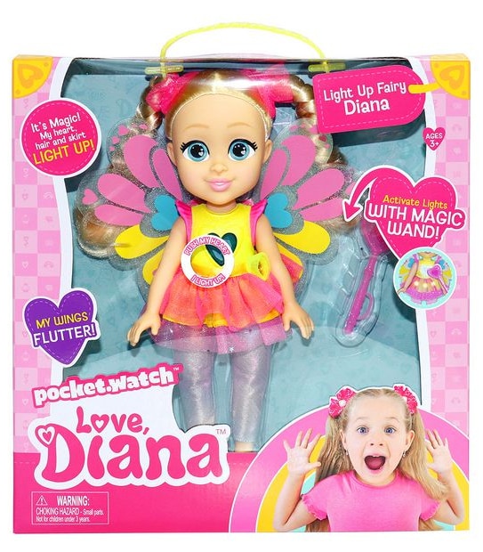 Love Diana  Light Up Fairy Doll