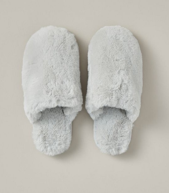 Womens Swansea III Faux Fur Scuff Slippers