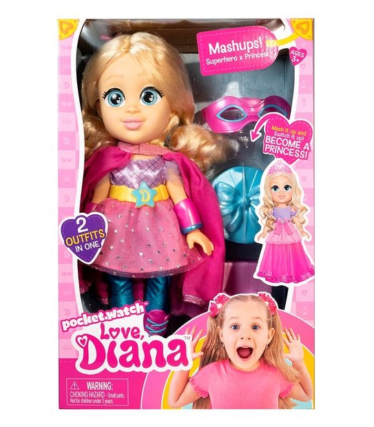 Love Diana Mashups! Superhero x Princess 13" Doll