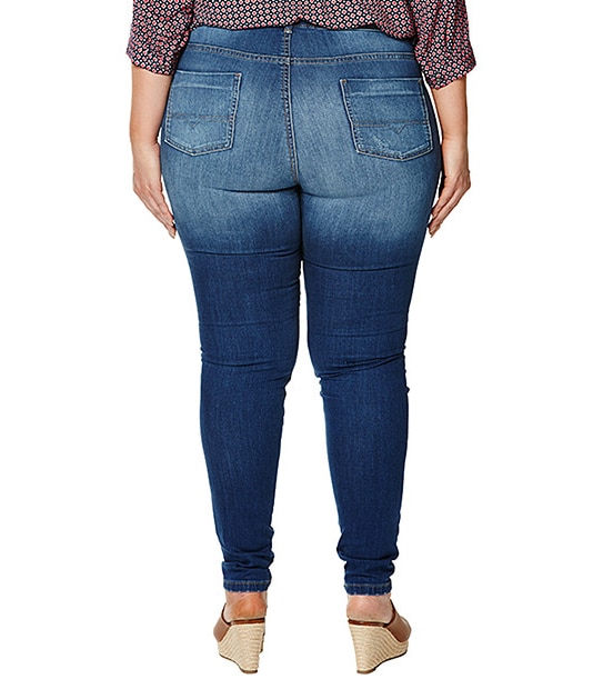 Belle Curve Ripped Skinny Jeans