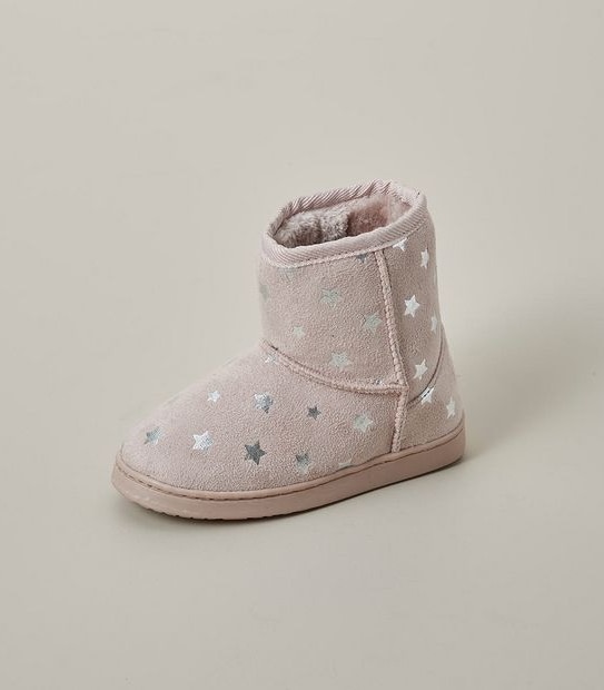 Kids Novelty Star Slipper Boots