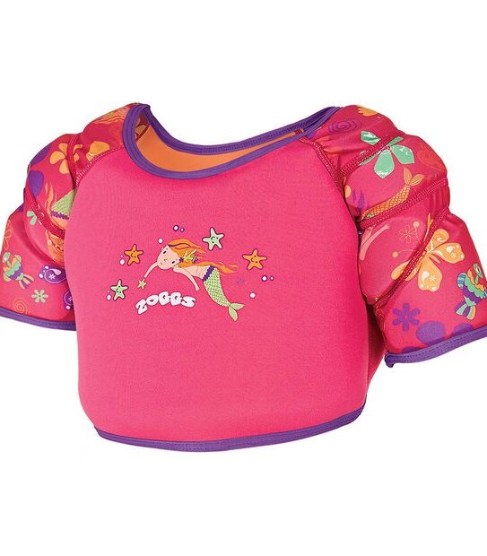 Zoggs Water Wings Swimming Vest - Mermaid Flower - 18-25kg