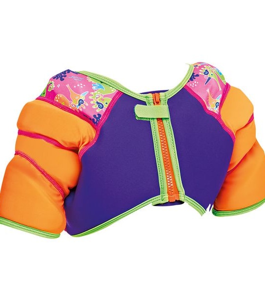 Zoggs Water Wings Swimming Vest - Mermaid Flower - 18-25kg