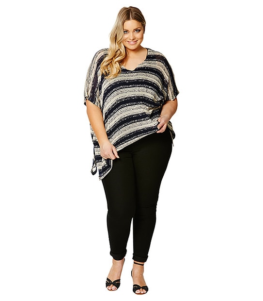 Belle Curve Jeggings - Black