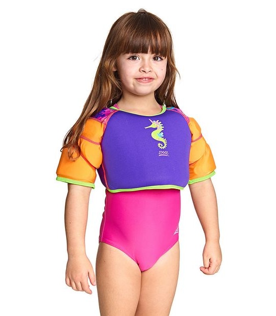 Zoggs Water Wings Swimming Vest - Mermaid Flower - 18-25kg