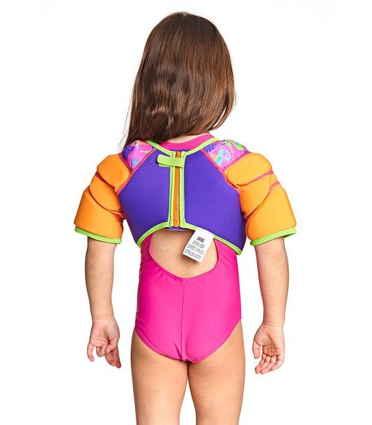 Zoggs Water Wings Swimming Vest - Mermaid Flower - 18-25kg