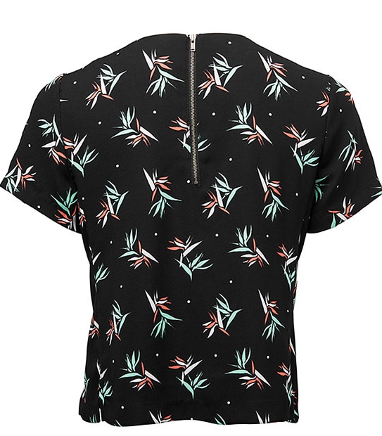 Spliced Top - Black Print 2 of 3