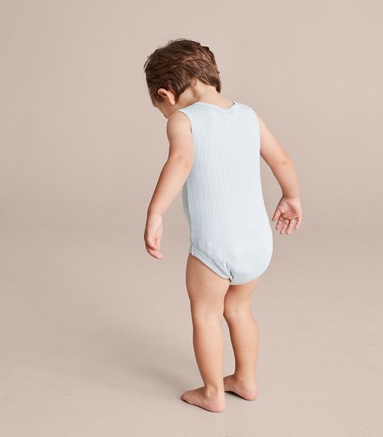 Baby Organic Cotton Pointelle Bodysuit