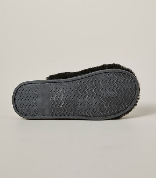 Womens Swansea III Faux Fur Scuff Slippers