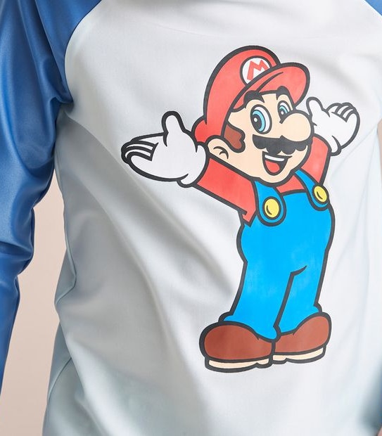 Super Mario Swim Rash Vest