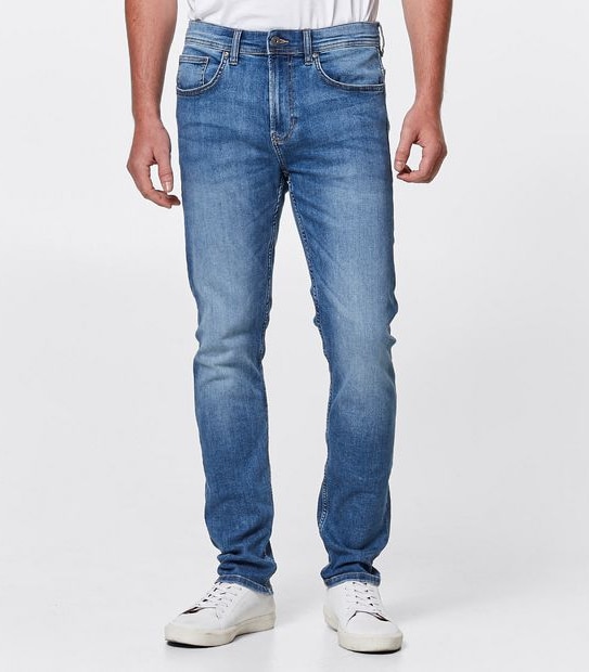 DENIM Phoenix Slim Tapered Jeans - Bright Blue