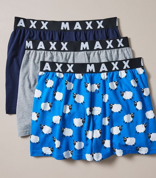 Maxx 3 Pack Knit Boxers