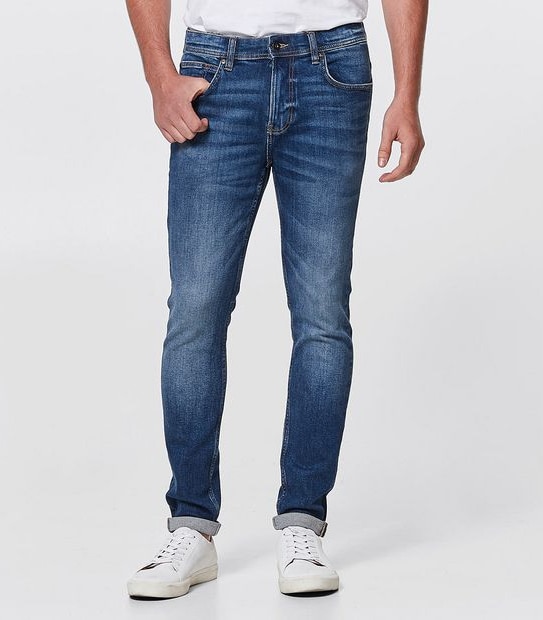 DENIM Austin Skinny Jeans - Mid Blue