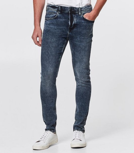 DENIM Austin Skinny Jeans - Blue Acid Wash