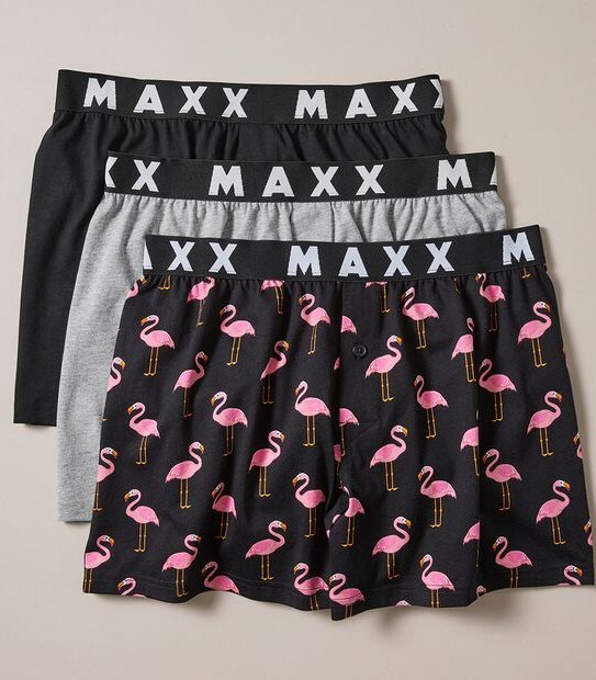 Maxx 3 Pack Knit Boxers 1 of 6