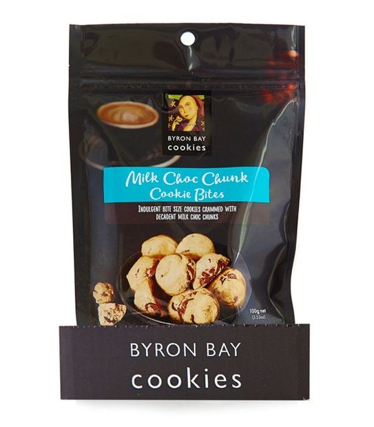 Byron Bay Cookies Milk Chocolate Chunk Pouch - 100g