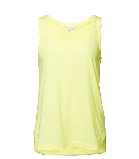 Curved Hem Tank - Yellow 4 of 5