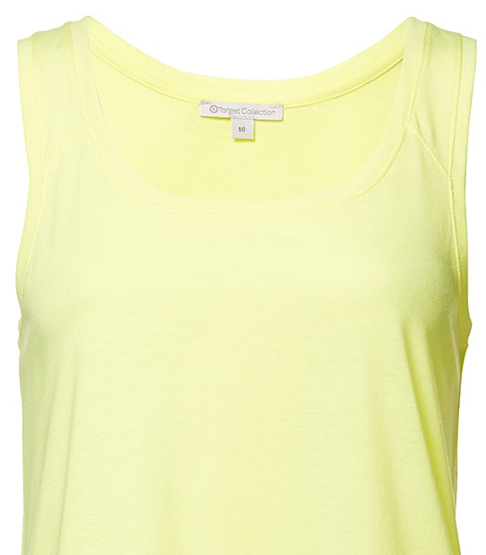 Curved Hem Tank - Yellow 5 of 5