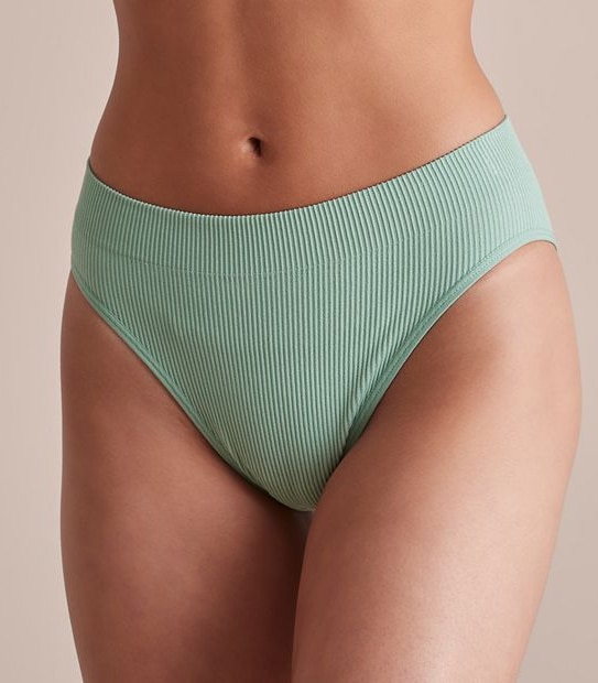 Lily Loves Rib Seamfree Hi-Waisted Bikini Briefs; Style: LHB02077