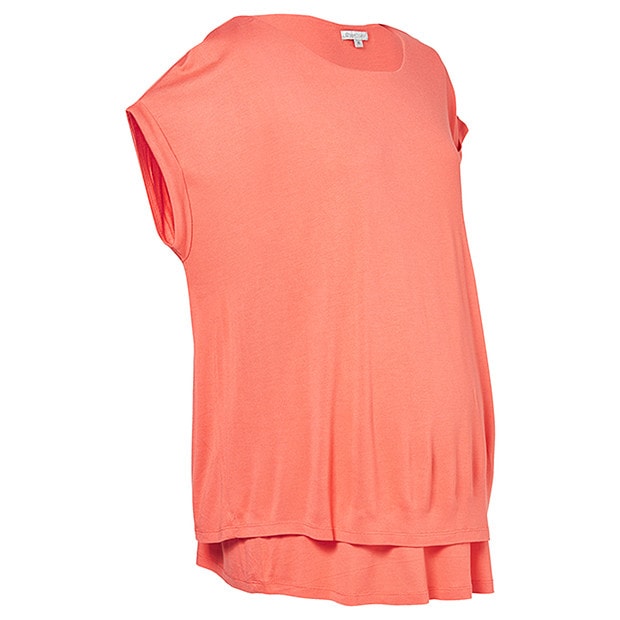 Maternity Layered Nursing Top Salmon Target Australia