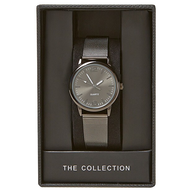 Women's Mesh Analogue Watch - Grey Women's Mesh Analogue Watch - Grey