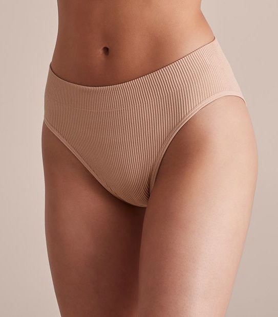 Lily Loves Rib Hi Waist Bikini Briefs
