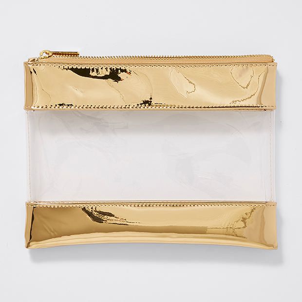 gold pencil case