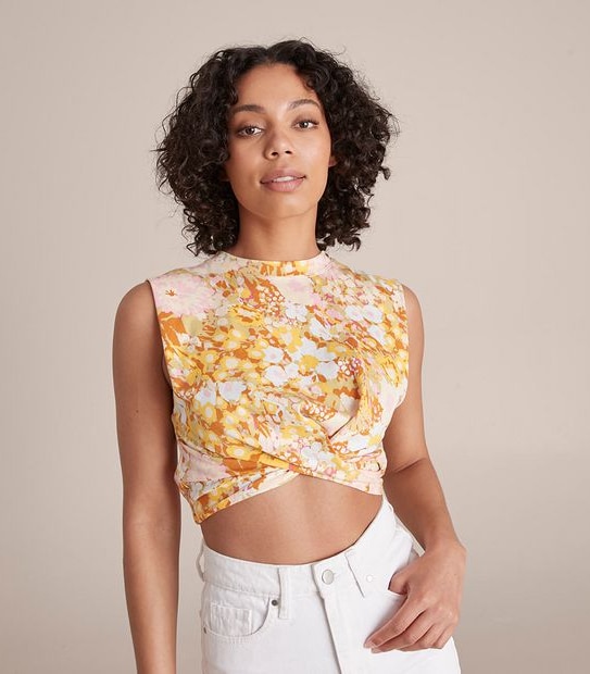 Lily Loves Twist Front Tank Top
