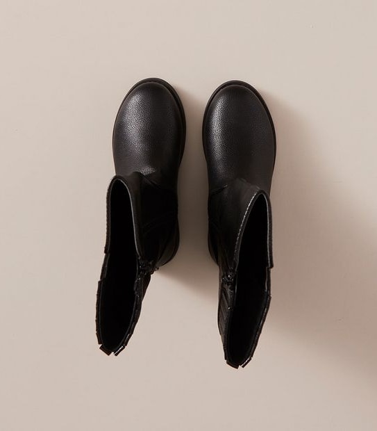 Kids Long Textured Boots