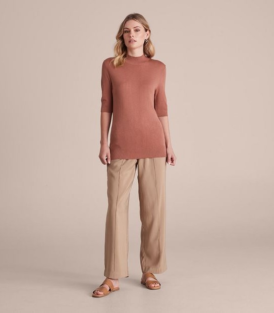 Preview Mock Turtle Neck Jumper